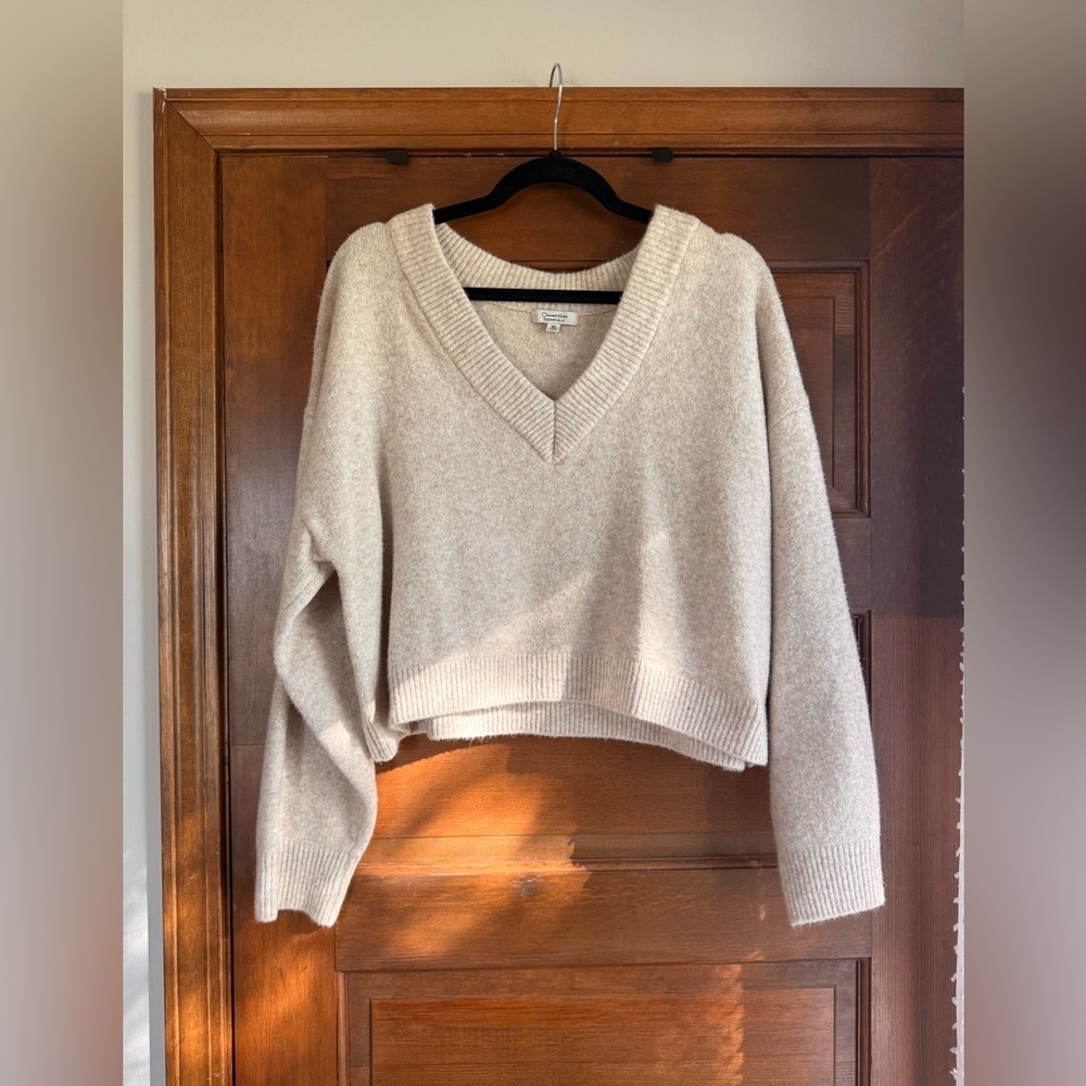 Orange Kiss Essentials Wool Blend Sweater 🧸
